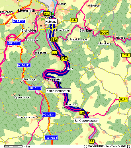 Anfahrtskizze Koblenz